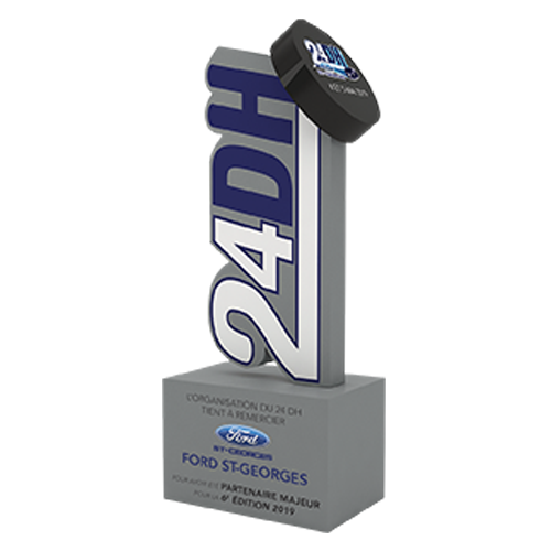 Custom acrylic award (Hockey 24DH)