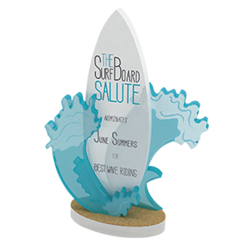 Trophée sur mesure (The SurfBoard)